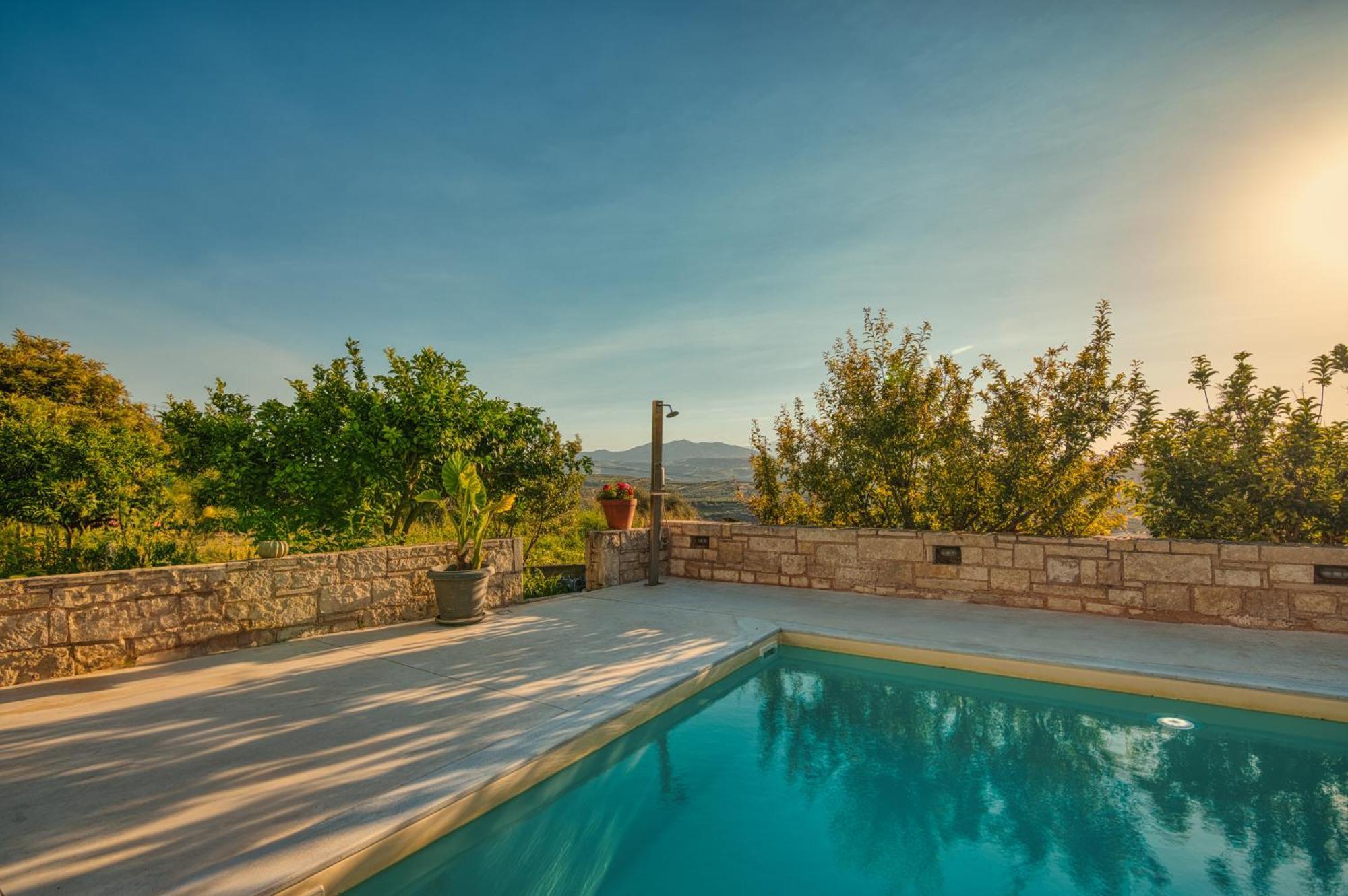 Blue Sky Villa In Crete Epano Vathia Zewnętrze zdjęcie