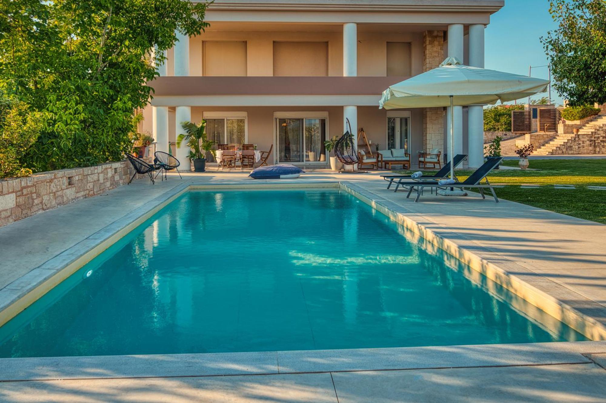 Blue Sky Villa In Crete Epano Vathia Zewnętrze zdjęcie